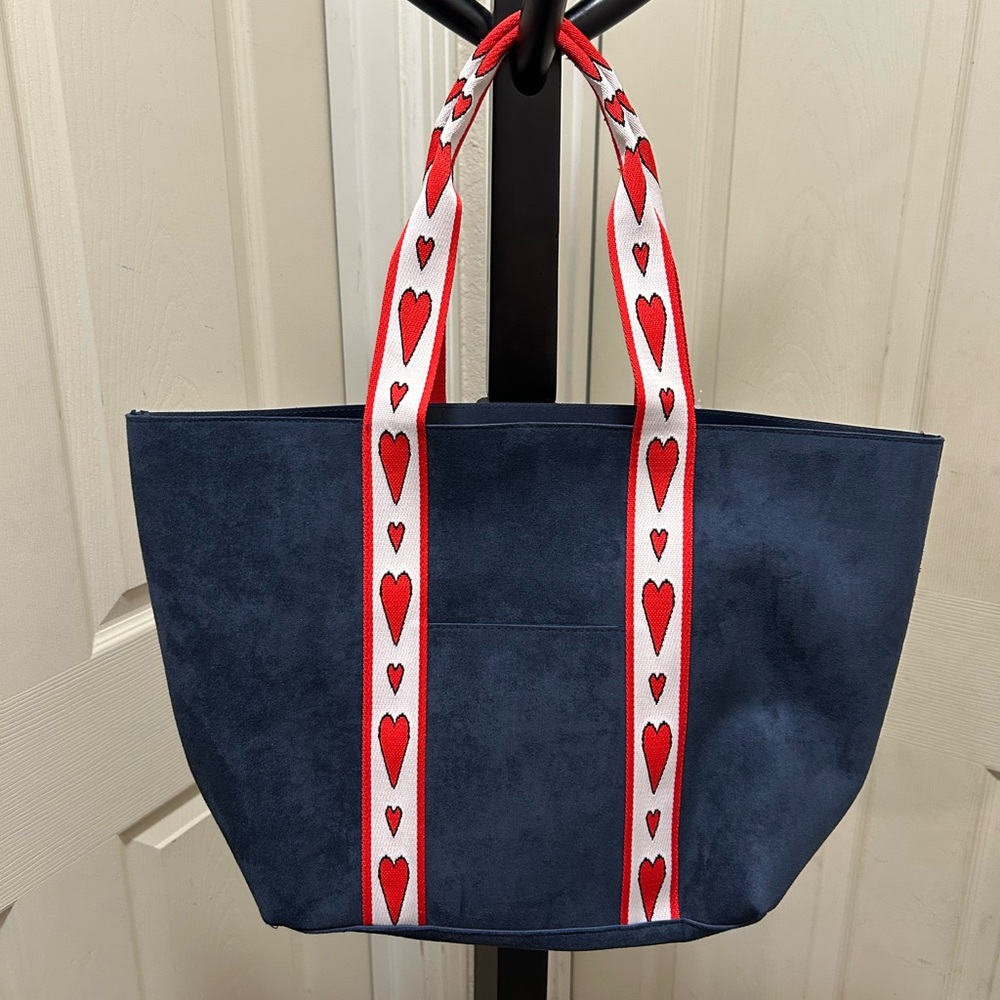Brighton Velveteen Love Tote bag. - Picture 2 of 7